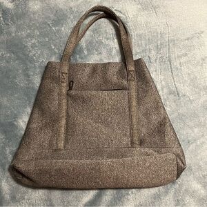 CALIA by Carrie Underwood Gray Neoprene Tote Bag – Zip Pocket, Comfy Straps, OS